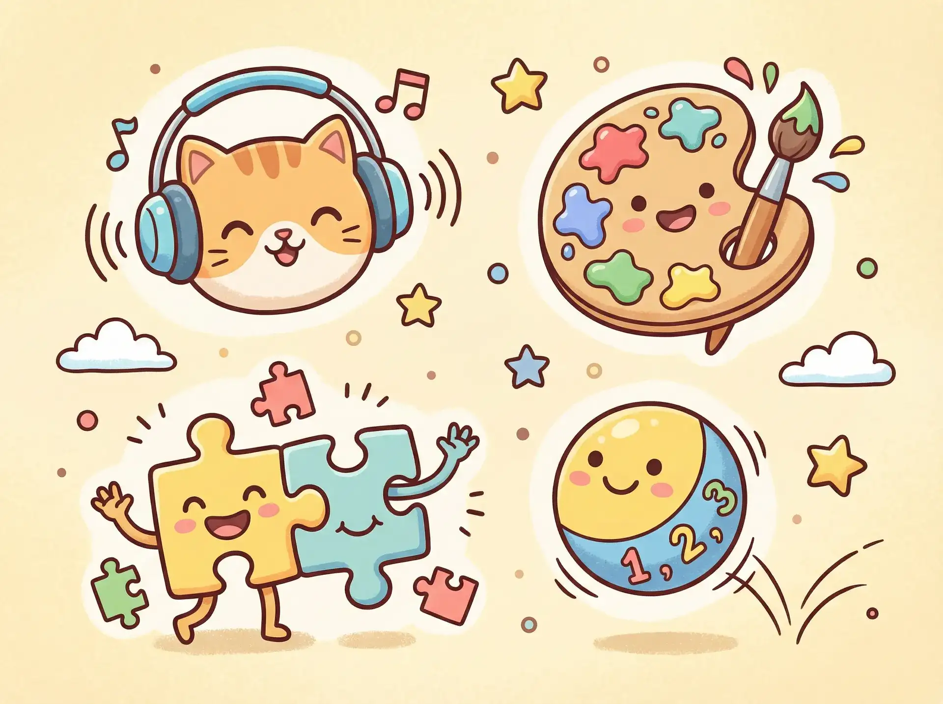 小朋友的手工作品 - tai 益智创作